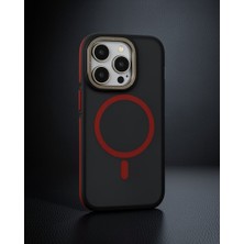 TeknoKapsül Joko Apple İphone 15 Pro Max Rocky Magsafe Kapak - Siyah-kırmızı