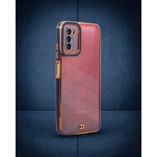 TeknoKapsül Samsung Galaxy A03s Kılıf Liva Lens Silikon - Mavi