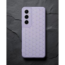 TeknoKapsül Realme C65 Kılıf Petek Silikon Kapak - Lila
