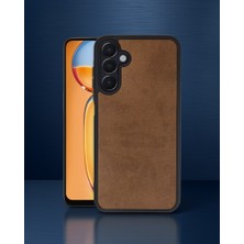 TeknoKapsül Samsung Galaxy A35 5g Kılıf Aras Deri Kapak - Taba