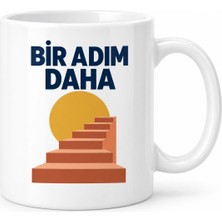 Salmore Bir Adım Daha Tasarımlı Porselen Kupa - Model 295 Bty