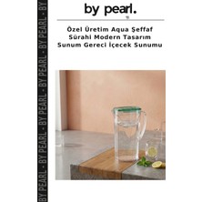 Özel Üretim Aqua Şeffaf Sürahi Modern Tasarım Sunum Gereci Içecek Sunumu