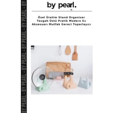 Özel Üretim Stand Organizer Tezgah Üstü Pratik Modern Ev Aksesuarı Mutfak Gereci Toparlayıcı