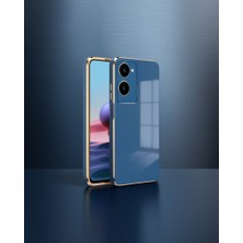 TeknoKapsül Vivo Y18 Kılıf Volet Silikon - Mavi