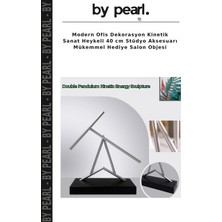 Modern Ofis Dekorasyon Kinetik Sanat Heykeli 40 cm Stüdyo Aksesuarı Mükemmel Hediye Salon Objesi