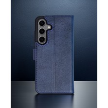 TeknoKapsül Samsung Galaxy S24 Kılıf Trend S Plus Kapaklı Kılıf - Lacivert