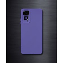 TeknoKapsül Xiaomi Redmi Note 11 Pro Kılıf Nano İçi Kadife Silikon - Mor