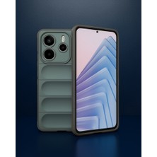 TeknoKapsül Xiaomi Redmi Note 14 4g Kılıf Optimum Silikon - Koyu Yeşil