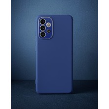 TeknoKapsül Samsung Galaxy A53 5g Kılıf Lansman Glass Kapak - Sky Blue