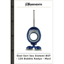 Özel Seri Ses Sistemi Bst - 120 Bubble Radyo - Mavi