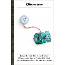 Delux Serisi Kiti Hobi Deney Ultrasonik Şarjlı Proje Dıy Mini Hava Nemlendirici Buhar Makinesi