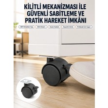 Astraltech Ytm Kilitli Mini Tekerlek Ayak 4 cm 4’lü Set