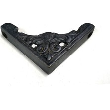 Yakup Tokatlı Moda Ytm Antika Tarz Dekoratif Pirinç Köşe Süsü - 58X58 Mm, Oksit