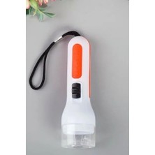 Defne Store Pilli Mini El Feneri Anahtarlık Lambası Acil Durum Feneri Kulplu T50