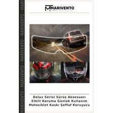 Delux Serisi Sürüş Aksesuarı Etkili Koruma Günlük Kullanım Motosiklet Kaskı Şeffaf Koruyucu