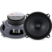 Defne Store Edison ED-TR52 5.25 Inç Midrange Hoparlör, 300 W Maksimum Güç, 80 W Rms, 4 Ohm, Oto Ses Sistemleri Için, 2 Adet