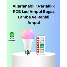 Yakup Tokatlı Moda Ytm Rgbw Teknolojili Akıllı LED Ampul, Zamanlayıcılı