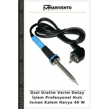 Özel Üretim Verim Detay Işlem Profesyonel Hızlı Isınan Kalem Havya 40 W
