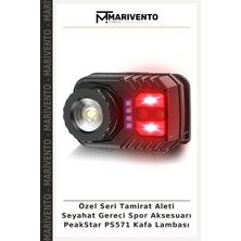 Özel Seri Tamirat Aleti Seyahat Gereci Spor Aksesuarı Peakstar PS571 Kafa Lambası