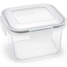 Defne Store 650 ml Sızdırmaz Şeffaf Contalı Kilitli Saklama Kabı, Pp Plastik Gıda Saklama Kutusu, Kapaklı Buzdolabı Düzenleyici, Mutfak ve Erzak Kabı, Istiflenebilir Çok Amaçlı Organizer (Asorti Renk)