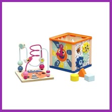 Top Bright Ahşap Oyun Aktivite Küpü Adet Fiyatıdır Bty