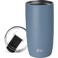 Defne Store Voyager Koleksiyonu 16 Oz Kapaklı Yalıtımlı Paslanmaz Çelik Seyahat Kahve Termosu