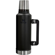 Defne Store Classic Legendary 2qt Siyah Paslanmaz Çelik Vakumlu Termos, 1.9 L