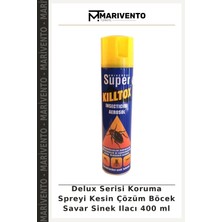 Delux Serisi Koruma Spreyi Kesin Çözüm Böcek Savar Sinek Ilacı 400 ml