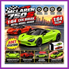 Salmore RW8864 1:64 750S Çek Bır.araba Metal Model Araba (Adet Fiyatıdır) Bty