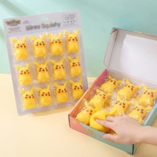Ttt Ytm Pikaçu Tasarımlı Squishy - 12'li Paket - Yumuşak Oyuncak