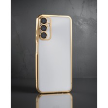 TeknoKapsül Samsung Galaxy A05s Kılıf Razer Lensli Silikon - Gold