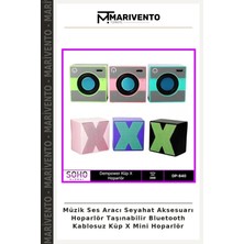 Müzik Ses Aracı Seyahat Aksesuarı Hoparlör Taşınabilir Bluetooth Kablosuz Küp x Mini Hoparlör