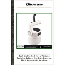 Özel Üretim Açık Hava Yürüyüş Aydınlık Outdoor Şarjlı Aydınlatma 300W Kamp Çadır Lambası
