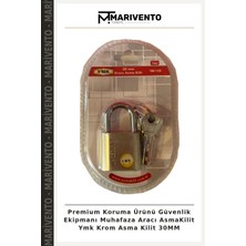 Premium Koruma Ürünü Güvenlik Ekipmanı Muhafaza Aracı Asmakilit Ymk Krom Asma Kilit 30MM