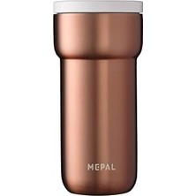 Defne Store Ellipse 375 ml Pembe Altın – Kahve To Go Termos Bardak – Sızdırmaz – Kompakt Boyut – Neredeyse Tüm Içecek Tutucularına Uyar, Polipropilen