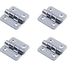 Defne Store Gümüş Metal Yaprak Menteşe 4 Adet 50X50 mm Dayanıklı Kapı Pencere Dolap ve Mobilya Kullanımına Uygun