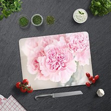 Defne Store Pembe Krizantem | Cam Kesme Tahtası (30 cm x 40 Cm)