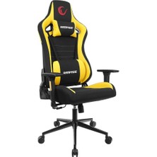 Defne Store KL-R59 Nova Ergonomik Oyuncu Koltuğu, Yüksek Sırtlı, Ayarlanabilir ve Yatarlı, 360° Döner, Siyah/sarı