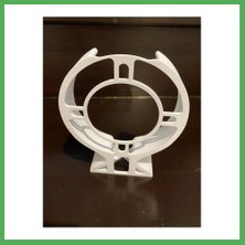 Astraltech 3D Baskı Silindirik Mesh Router Duvar Standı Beyaz Havalandırma Delikli Modem Duvar Askısı 110 mm Çaplı Bezoss