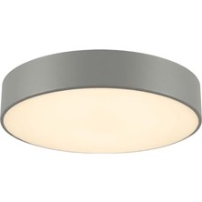 Defne Store Mels Plafonyer | Entegre 40W LED 5600LM 3000K | 40X10 cm Ölçü | Kayrak Gri | Salon, Yatak Odası ve Antre Için Tavan Aydınlatması