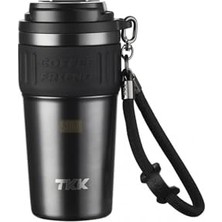 Defne Store Tkk 630 ml Pipetli/pipetsiz Kullanım Askılı Paslanmaz Çelik Termos Kahve Mug Matara