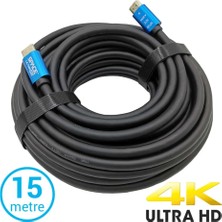 Yakup Tokatlı Moda Uzun Mesafe 4K HDMI Kablo 15 Metre Tüm Cihazlar Için