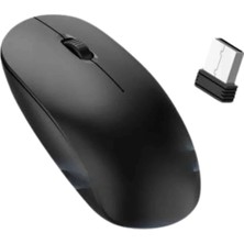 Yakup Tokatlı Moda Kablosuz Ergonomik Siyah Mouse 1600 Dpı Hassas Kullanım