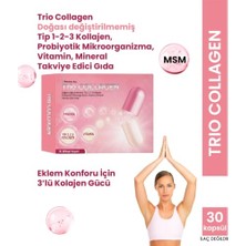 Defne Store Doğası Değiştirilmemiş Tip 1-2-3 Kolajen, Probiyotik Mikroorganizma, Vitamin, Mineral Takviye Edici Gıda - 30 Bitkisel Kapsül