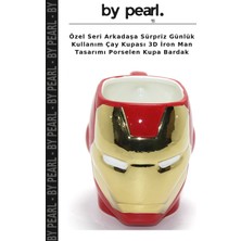 Özel Seri Arkadaşa Sürpriz Günlük Kullanım Çay Kupası 3D Iron Man Tasarımı Porselen Kupa Bardak