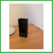 Astraltech 3D Baskı Duvara Monte Tek Kumandalık Dikey Kumanda Tutucu Slim Kumanda Askısı Siyah Bezoss