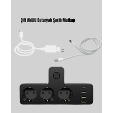 Yakup Tokatlı Moda Güvenli Çoklu Priz 3397 Akım Koruma Ile Enerji Tasarruflu