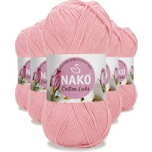 Yakup Tokatlı Moda Tm 5 Adet Cotton Lüks Yelek Tunik Kazak Bluz Hırka Ipi Yünü Açık Pembe 97548