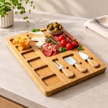 Yakup Tokatlı Moda Tm 3 Bıçaklı Sunum Tahtası