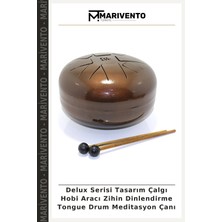 Delux Serisi Tasarım Çalgı Hobi Aracı Zihin Dinlendirme Tongue Drum Meditasyon Çanı